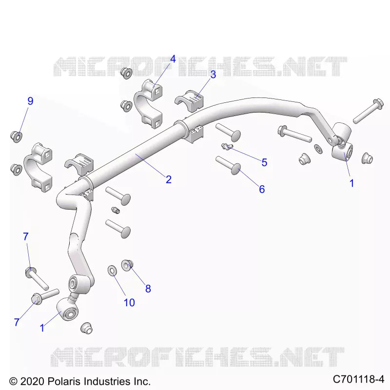 SUSPENSION, REAR BARRE STABILISATRICE