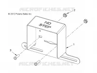 SUPPORT PLAQUE D'IMMATRICULATION, UTILITY W/MARCHE ARRIERE LAMP