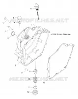CARTERS MOTEUR COVER, RH