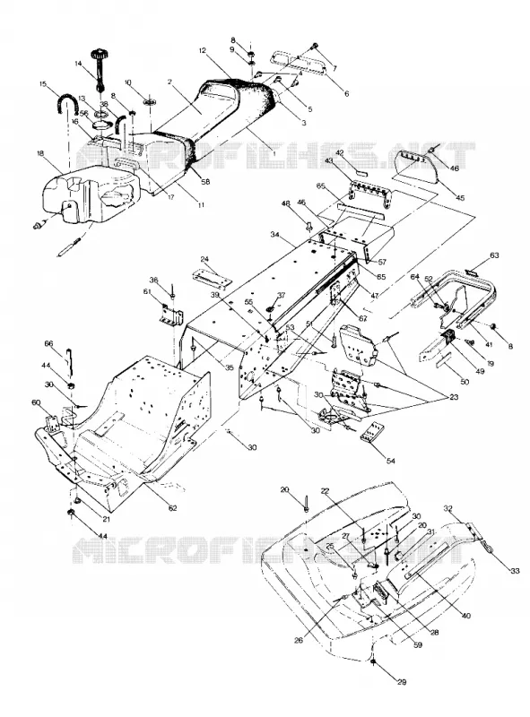 CHASSIS AND SIEGE 500 SP (4920222022001A)