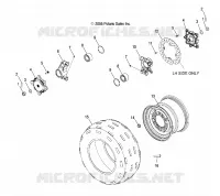 ROUE ARRIERE and HUB, REAR