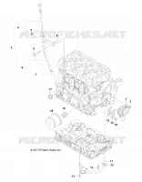 MOTEUR, OIL SYSTEM AND JAUGE A HUILE