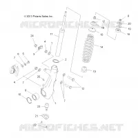 SUSPENSION, JAMBE DE FORCE AVANT