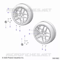 ROUES, FRONT AND REAR (S/SP MODEL)