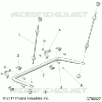 SUSPENSION, REAR BARRE STABILISATRICE