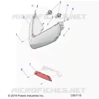 ELECTRICITE, HEADLIGHT AND TAILLIGHT