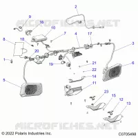 ELECTRICITE, DASH INSTRUMENTS RIDE COMMAND