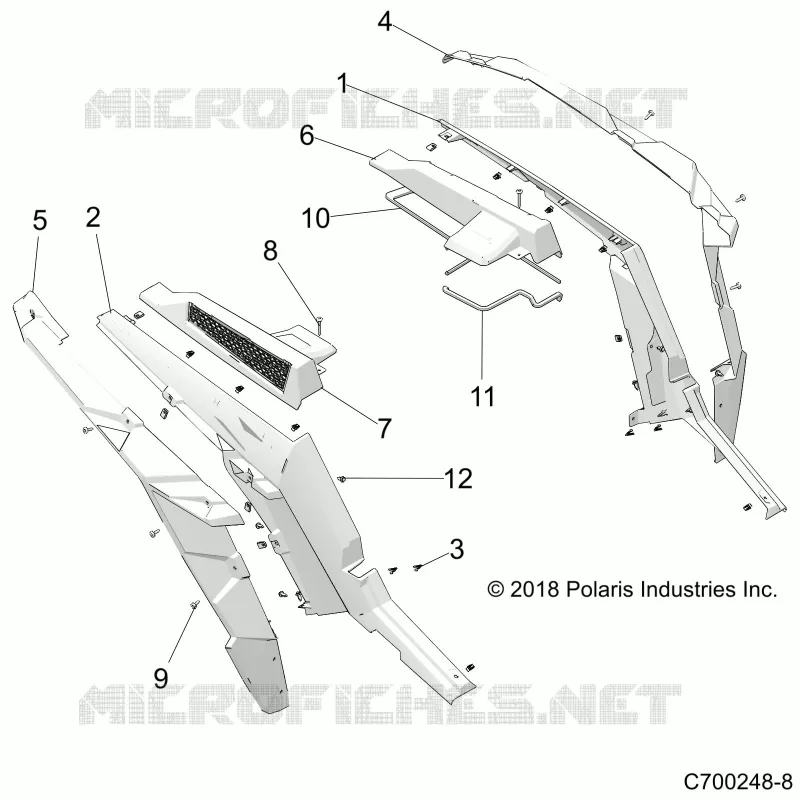 GARDE BOUE ARRIERES AND BEZELS- Z19VFE99NK (C700248-8)