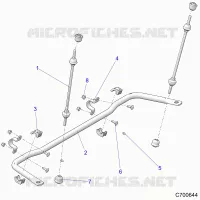 SUSPENSION, REAR BARRE STABILISATRICE
