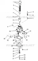 CARBURATEUR LITE GT 0953133 and  EUROPEAN LITE GT E953133 (4928922892C007)