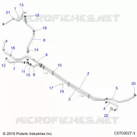 REFROIDISSEMENT ROUTING, ENGINE