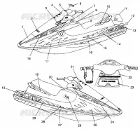 EMBLEMES SLT 780 B964588 and  Intl. SLT 780 I964588 (4935683568A007)