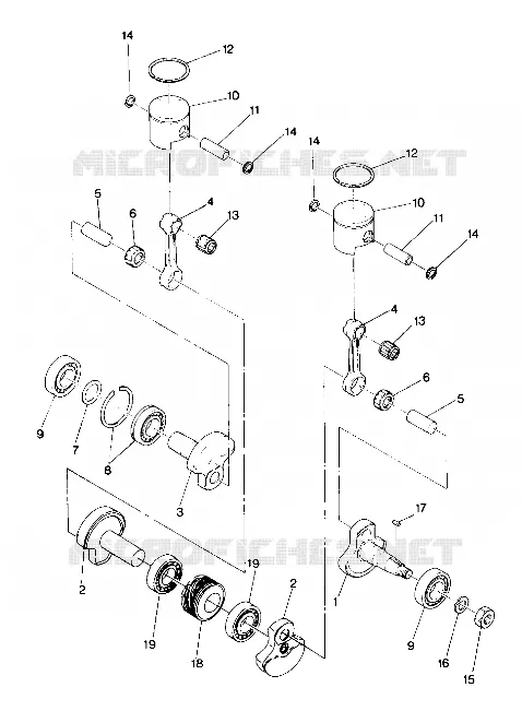 PISTON AND VILEBREQUIN SPRINT ES (4916811681037A)