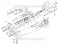 PONT/FREIN AND COUVERCLE DE CHAINEE MOUNTING SWEDISH 4X4 400L S948140 (4926912691C004)