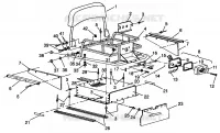 PORTE BAGAGES ET DOSSERET WIDETRAK LX 0982065 and EUROPEAN WIDETRAK LX E982 (4943884388B003)