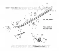 SUSPENSION, FIXATION RAIL (144 INCH)