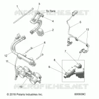 FUEL SYSTEM, RAIL, LINES AND CORPS DE PAPILON