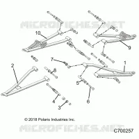 SUSPENSION AVANT CONTROL ARMS