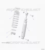 SUSPENSION, AMORTISSEUR AVANT MOUNTING