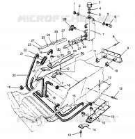SYSTÈME DE REFROIDISSEMENT 500 EFI SKS 0962574, 500 EFI RMK 0962974, and EUROPEAN 500 E (4931983198B007)