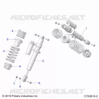 SUSPENSION AVANT SHOCK MOUNTING