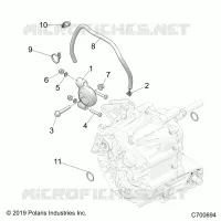 DRIVE TRAIN, MAIN SUPPORT PONT