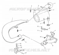 ECHAPPEMENT 700 RMK 0970966, 700 SKS 0970566 and EUROPEAN 700 SKS E97056 (4938573857C004)