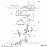 CARROSSERIE ARRIERE RACK