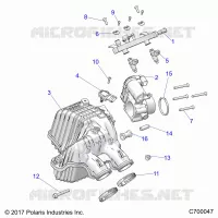 ENGINE, PRISE D'AIR MANIFOLD