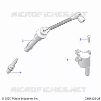 ELECTRICITE, IGNITION COIL, WIRE AND SPARK PLUG