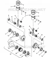 PISTON ET VILEBREQUIN WIDETRAK LX 0942064 (49250425040032)