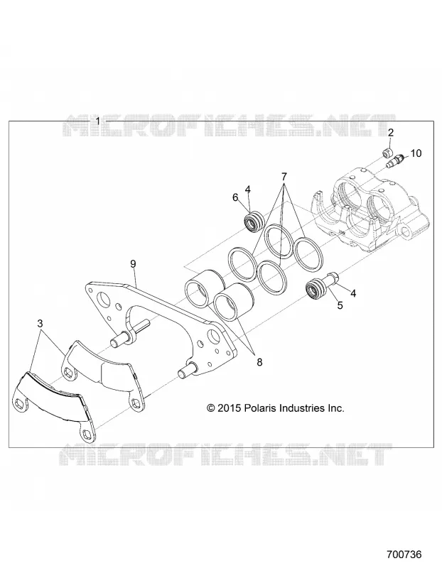 FREIN AVANT CALIPER
