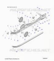 SUSPENSION, RAIL BEAM LH/RH