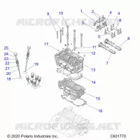 ENGINE, CYLINDER/CULASSE ASM.