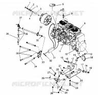 SUPPORT MOTEUR XLT TOURING 0952857 and  EUROPEAN XLT TOURING E952857 (4929172917C004)