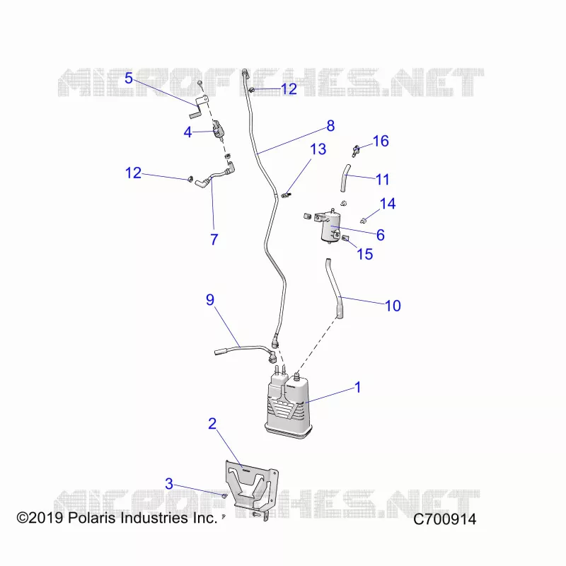 SYSTÃˆME D'ALIMENTATION, TANK, EVAP -R23RRE99BJ/BK/BX/B9 (C700914)