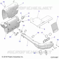 ENGINE, ECHAPPEMENT