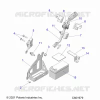 ELECTRICITE, BATTERY, MANUAL START POWER UP COMPONENTS