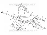BRAS DE SUSPENSION AVANT (SKS) 700 SKS 0970566 AND EUROPEAN 700 SKS E970566 (4938573857B013)