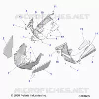 CARROSSERIE AVANT ASM./FENDERS