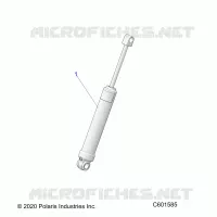 SUSPENSION, AMORTISSEUR ARRIERE TRACK (7045512)