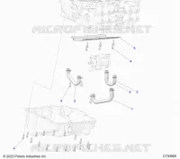 MOTEUR, OIL TUBES