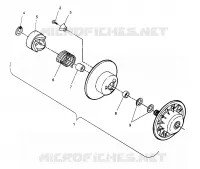 EMBRAYAGE DE TRANSMISSION SPORT 0960443, SPORT TOURING 0960243  AND EUROPEAN SPORT TOUR (4932223222C006)