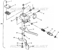 MAITRE CYLINDRE XLT E940767,  XLT SP E940667    XLT SKS E940567 (49274227420010)