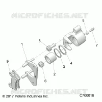 FREIN ARRIERE CALIPER