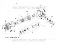 SYSTÈME DE TRANSMISSION, FRONT PONT INTERNALS 1332842