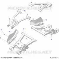 SUSPENSIONDLE CONTROL ARMS