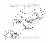 SIEGE AND CARBURANT TANK AND CONSOLE