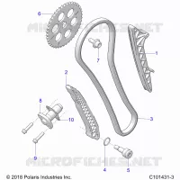 CHAINE DE DISTRIBUTION AND TENSIONER