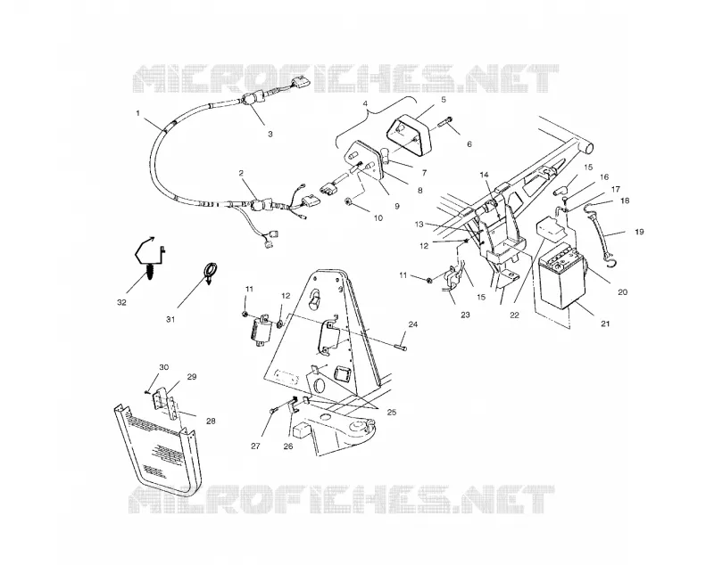 ELECTRICITE/FEU ARRIERE